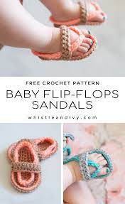 perfect crochet baby flip flops you can
