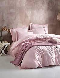 cotton double bed linen set fu