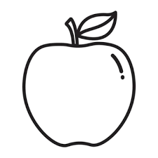 apple outline clipart png vector psd