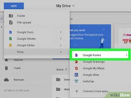 how to create a form using google drive
