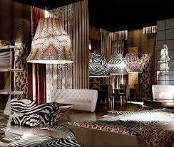 animal prints in luxury living rooms
