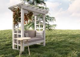 Arbor Bench Plans Seat For Outdoor