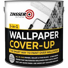 Zinsser 3 In 1 Wallpaper Cover Up Paint