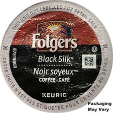 Folgers Coffee Black Silk K Cups For Keurig Brewing
