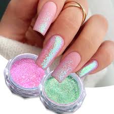 1box nails glitter pear effect pigments