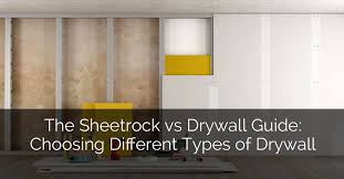The Sheetrock Vs Drywall Guide Choosing Different Types Of