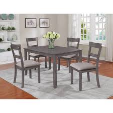 By best master furniture (2) new. Crown Mark Grey Henderson 5 Pack Dining Set Walmart Com Walmart Com