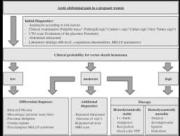 Flow Chart For Acute Abdominal Pain In A Pregnant Woman