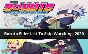 Official english account for boruto: Boruto Filler List All Episodes You Can Skip To Watch In 2020