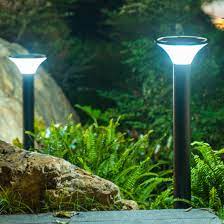 solar powered garden landscape lamp