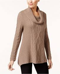 Jeanne Pierre Cotton Cable Knit Sweater Cable Knit