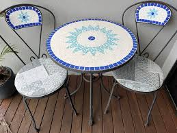 Mosaic Outdoor Table Home Garden