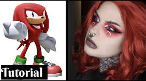 knuckles inspired makeup sonic the