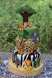 Safari Cake Design 2 Layer gambar png