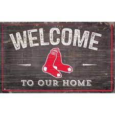 boston red sox welcome to our home sign