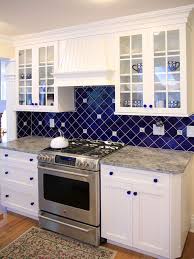 Blue Tiles For The Kitchen And Bathroom