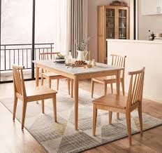marva 1 3m dining table with 4 chairs
