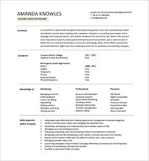 Executive Resume Template 11 Free Word Excel Pdf Format Download