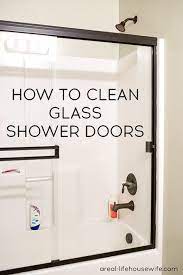 Clean Glass Shower Doors Diy Cleaning