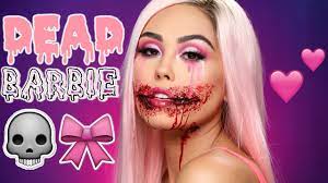 dead barbie halloween makeup tutorial