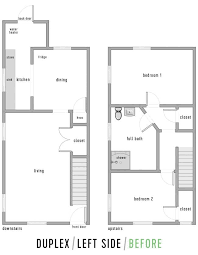 The New Duplex Floor Plan Young House