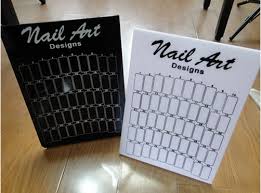 Black Color Nail Art Salon Usage Plastic Nails Frame Type