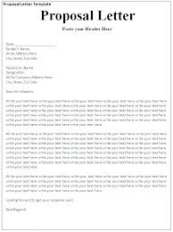 Free Business Proposal Template Templates Word Format