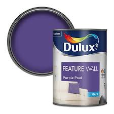 Dulux Feature Wall Purple Pout Matt