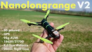 single 18650 fpv drone with gps