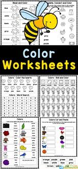 free printable color worksheets for kids