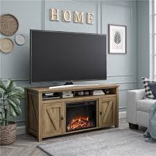 Ameriwood Home Natural Tv Console With