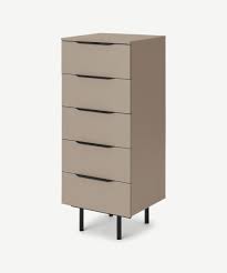 The most common tall chest of drawers material is wood. Damien Tall Chest Of Drawers Cappuccino Black Made Com