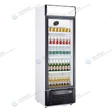 Upright Single Glass Door Cooler Fridge