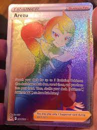 Beautiful Arezu rainbow rare I pulled the other day! Been a while since  I've gotten one of these : r/PokemonTCG
