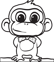 Use the download button to find out the full image of valentine monkey. Printable Cartoon Monkey Coloring Page For Kids 2 Supplyme