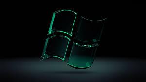 Green Windows 3d HD wallpaper
