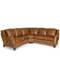 Chestnut Brown Leather Sectional