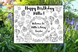 Customizable Fairy Garden Birthday