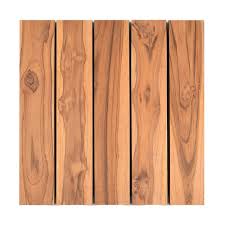 Wooden Interlocking Deck Tiles 12 12