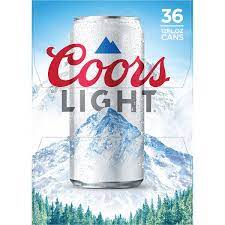 coors light cans 36 x 12 fl oz