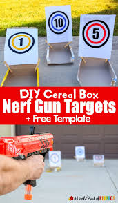 It's simple to play and the kids enjoy being on teams. Diy Nerf Gun Targets And Free Template