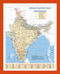 indian railway map maps of india