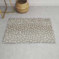 antelope fawn print rug by dayone