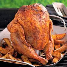 Beer Can Chicken In The Oven With Potatoes gambar png
