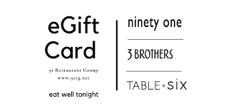 restaurant gift cards 3 brothers