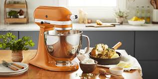 A kitchenaid stand mixer is an iconic kitchen appliance with a trusted reputation that has spanned generations. Shop Kitchenaid S New Stand Mixer In Honey Kitchenaid Color Of The Year 2021