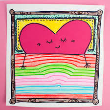 The more you practice, the better you will get. Dreaming Of You 3d Heart Art Project For Valentine S Day Pink Stripey Socks