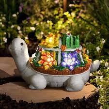 Mua Leses Solar Garden Statue Turtle