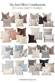 throw pillow combinations pretty