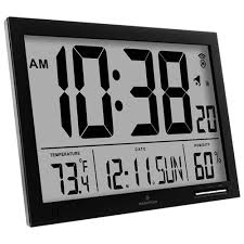 Jumbo Atomic Digital Wall Clock